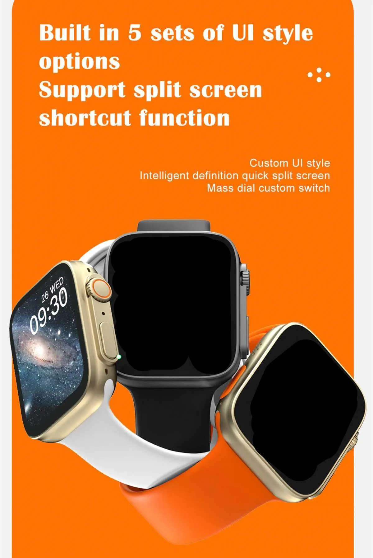 KD99 Ultra Waterproof Bluetooth Calling Smart Watch