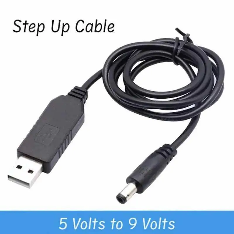 Step Up Cable 5v To 9v