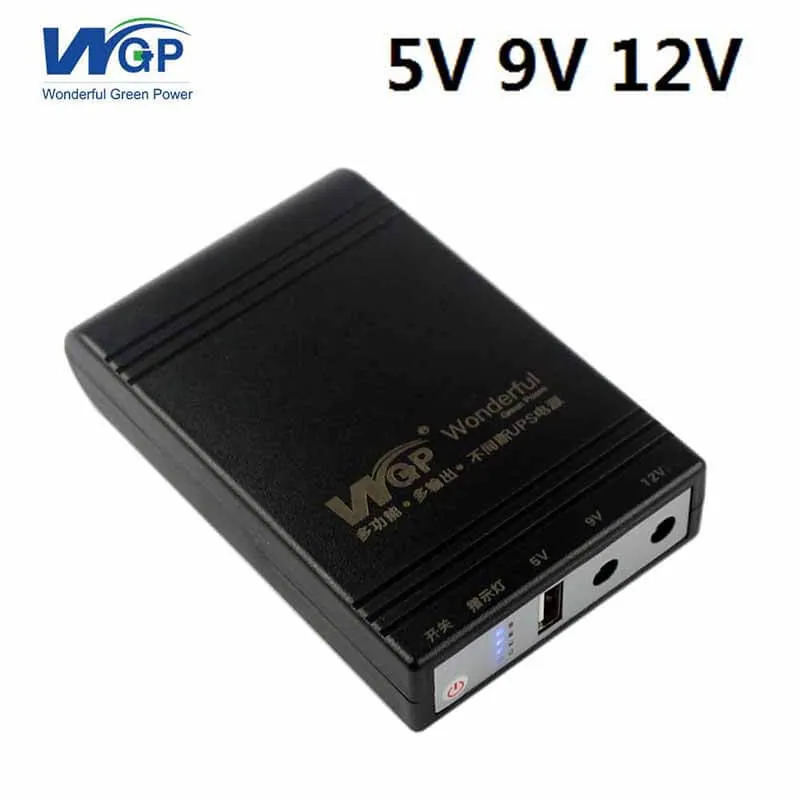 WGP Mini UPS 5/9/12V (8,800mAh)- Router & ONU Up To 8 Hours Backup