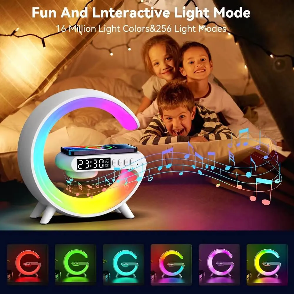 G63 Atmosphere RGB Light Bluetooth Speaker With Wireless Charging