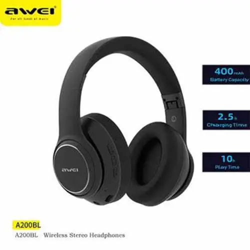 Awei A200BL Bluetooth Headphone 