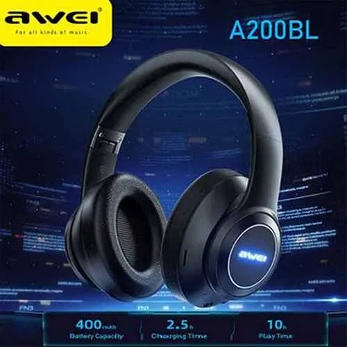 Awei A200BL Bluetooth Headphone 