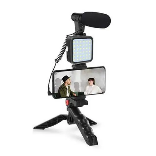 AY-49 Video Vlogger Kits With Microphone