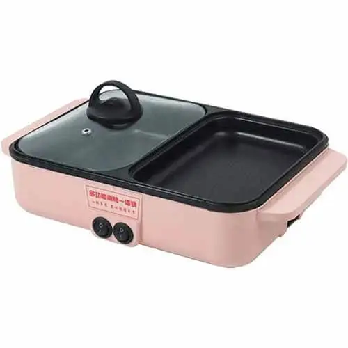 Double Electric Multifunction Hot Plate Pan Cooking Pot