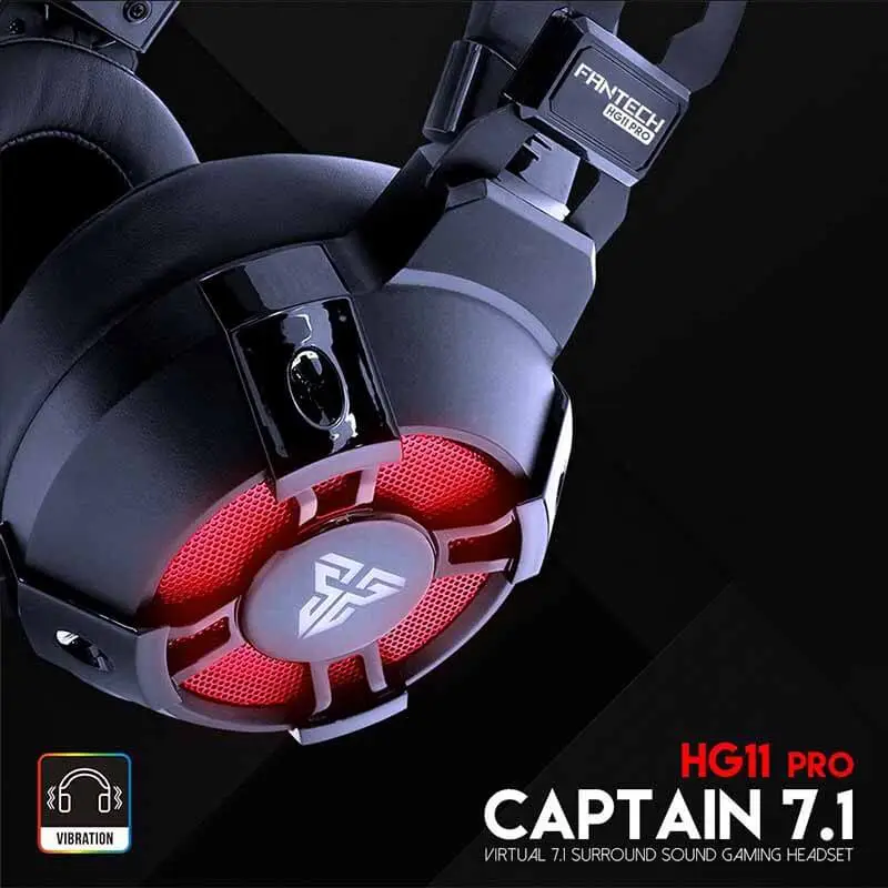 Fantech HG11 Pro Captain Wired Black Gaming Headphone 