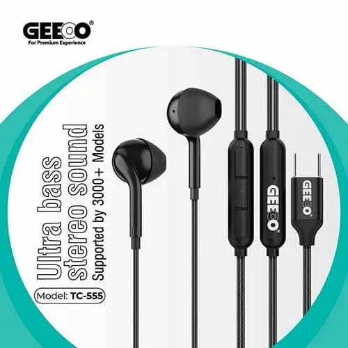 geeoo-tc-555-type-c-semi-in-ear-wired-earphone