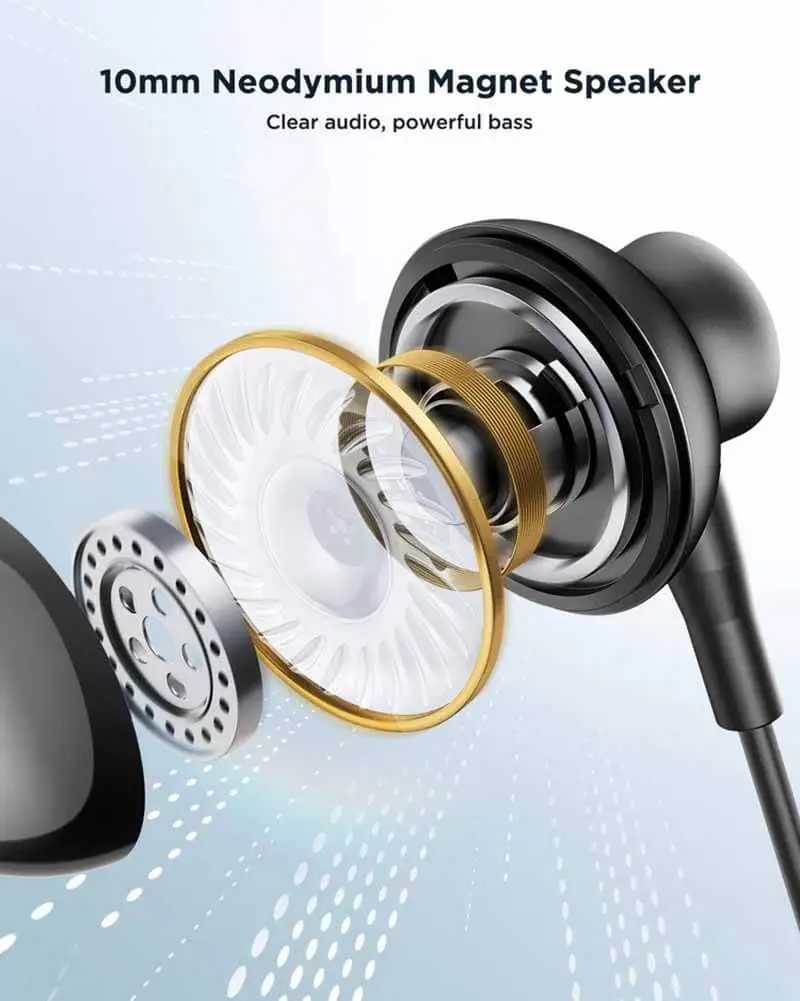 Joyroom JR-EC07 TYPE-C Series Half-In-Ear Wired Earphones 