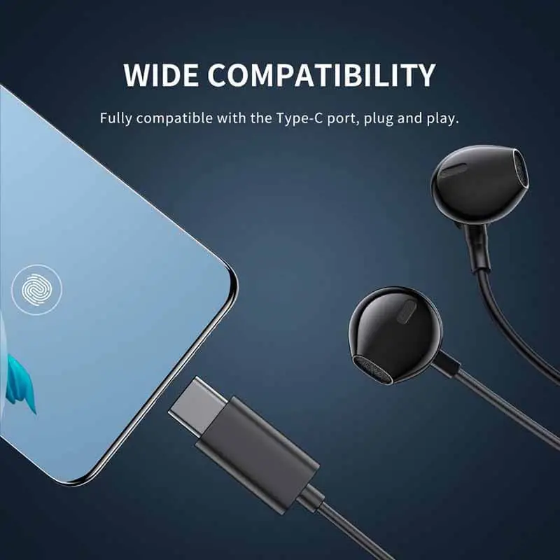 JR-EC03 Digital Type-C Wired Earphones 