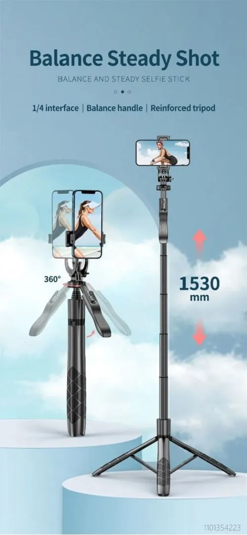 K28 Long Wireless Selfie Stick