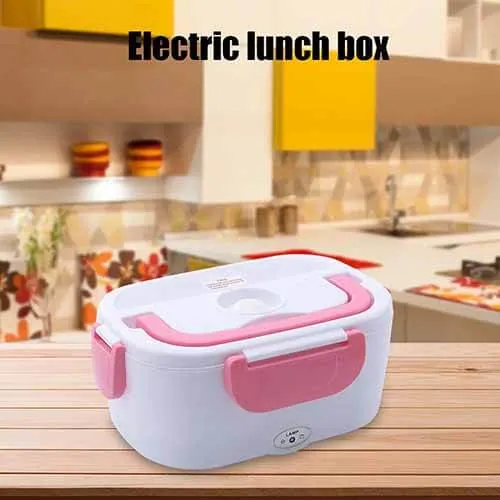 Portable Electric Lunch Box – Pink Color