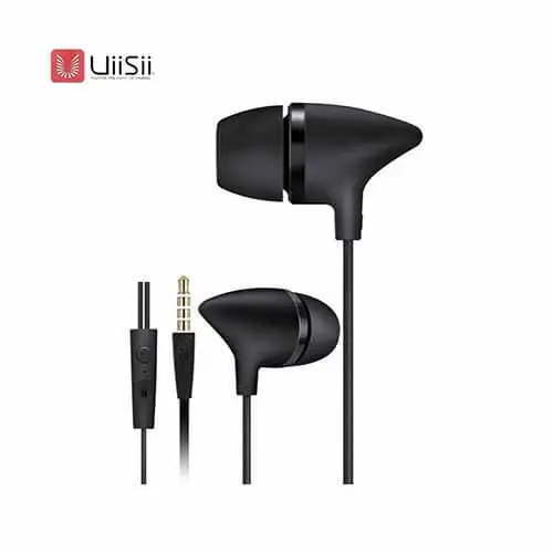 UiiSii C100 Earphone – Black Color