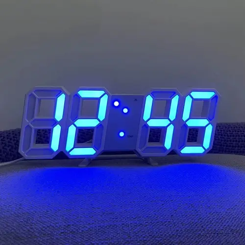 Digital Glowing 3D LED Wall Clock and Table Clock