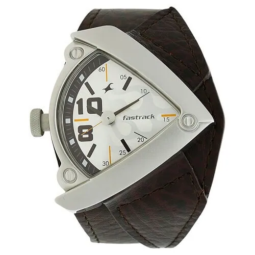 Fastrack NS3022SL01 Leather Strap Watch