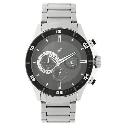 Fastrack NS3072SM02 Big Time Stainless Steel Strap Watch