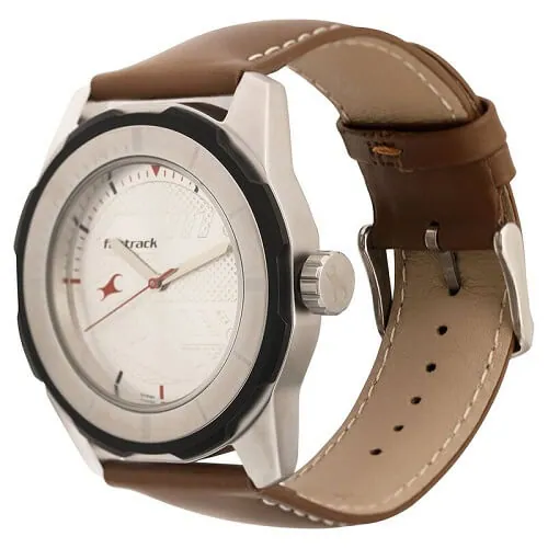 Fastrack NS3099SL01 Leather Strap Watch