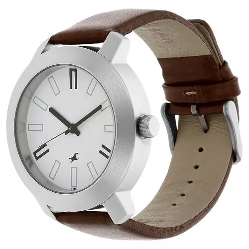 Fastrack NS3120SL01 Leather Strap Watch