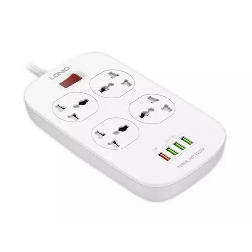 LDNIO SC4407 Power Socket 4 USB Charger