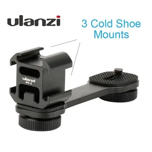 Ulanzi Gimbal Microphone Extension 3 Cold Shoe Mounts (PT-3)