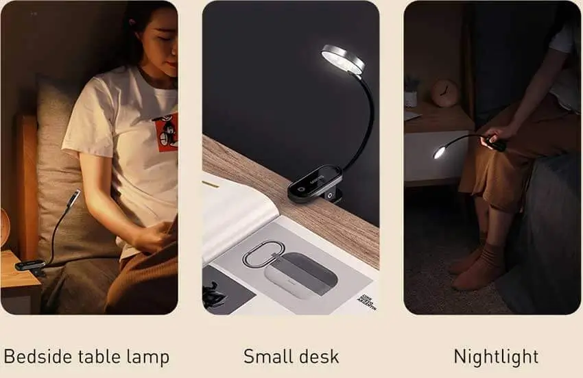 Baseus Rechargeable Mini Clip Lamp