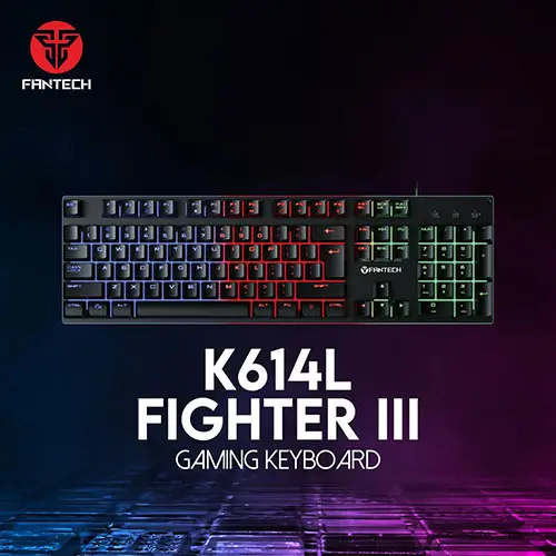 Fantech K614L Fighter III RGB Gaming Keyboard