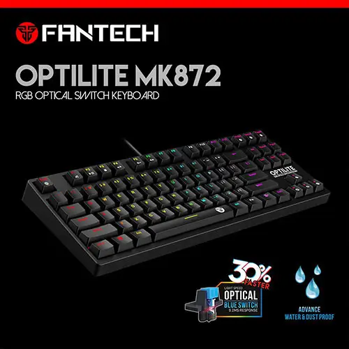 Fantech MK872 Optilite Tournament Edition RGB Mechanical Keyboard