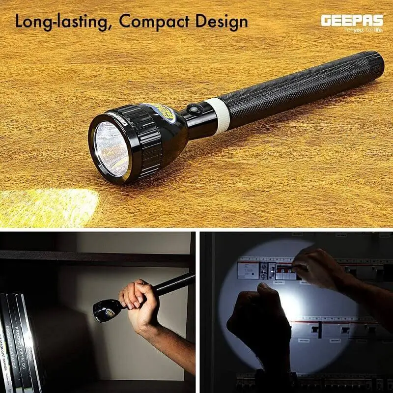 Geepas GFL3803N Rechargeable Flashlight