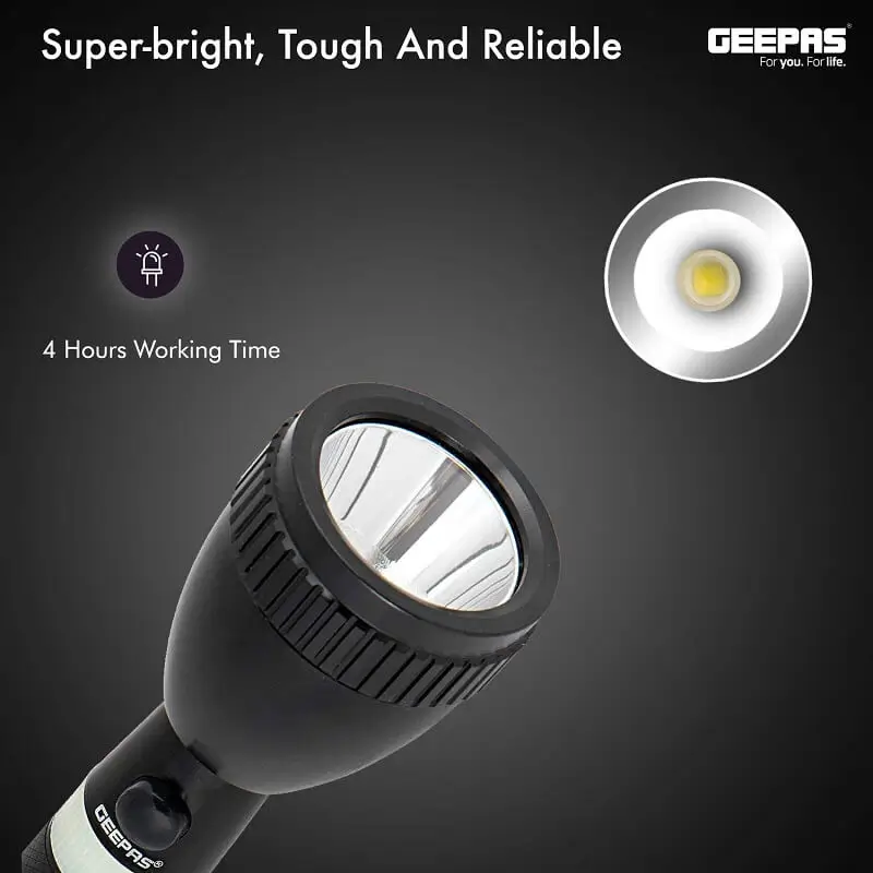 Geepas GFL3803N Rechargeable Flashlight