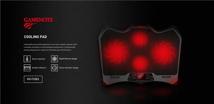 Havit F2081 Gaming Laptop Cooling Pad