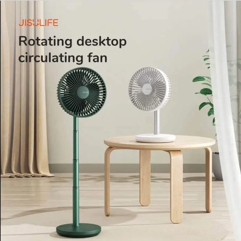 JISULIFE FA13P Auto-Oscillation Extendable Desk Fan