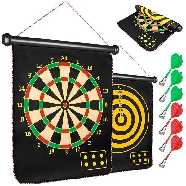 Magnetic Dart Board With Darts