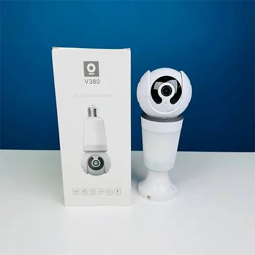 V380 Indoor Bulb PTZ Light Wifi IP Camera