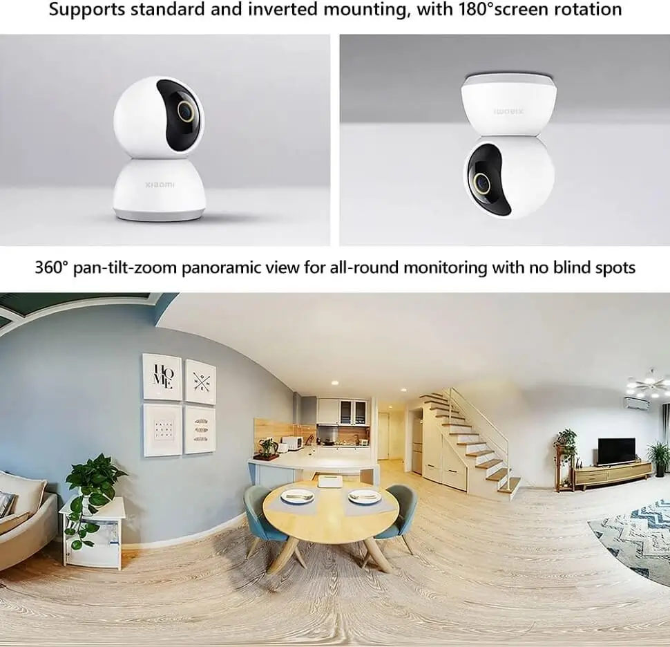 Xiaomi C300 360 Degree 2K Night Vision IP Camera