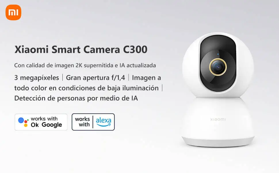 Xiaomi C300 360 Degree 2K Night Vision IP Camera