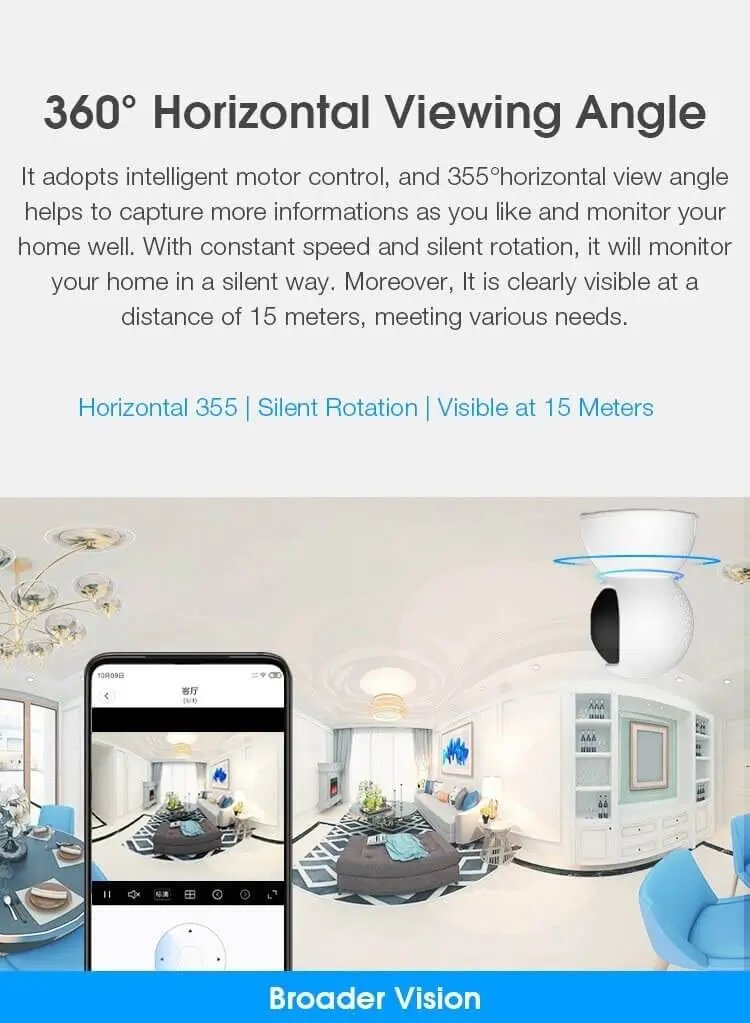 Xiaovv Q12 Night Vision Smart IP Camera