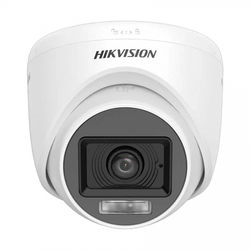 Hikvision DS-2CE76D0T-LPFS 2MP Dual Light Audio Fixed Turret Camera