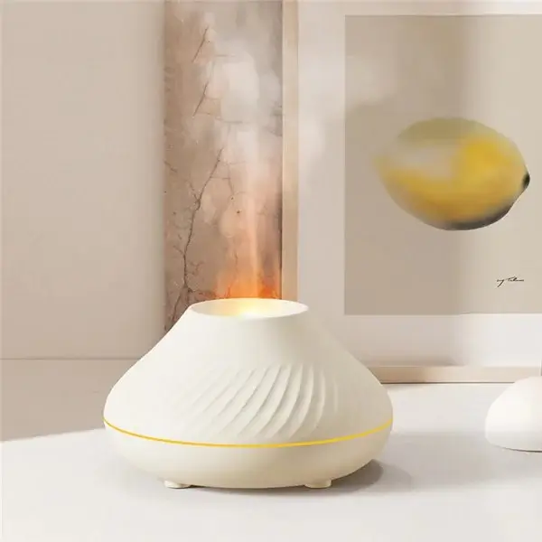 GearUP DQ705 Volcanic Flame Mini Humidifier With Color Night Light