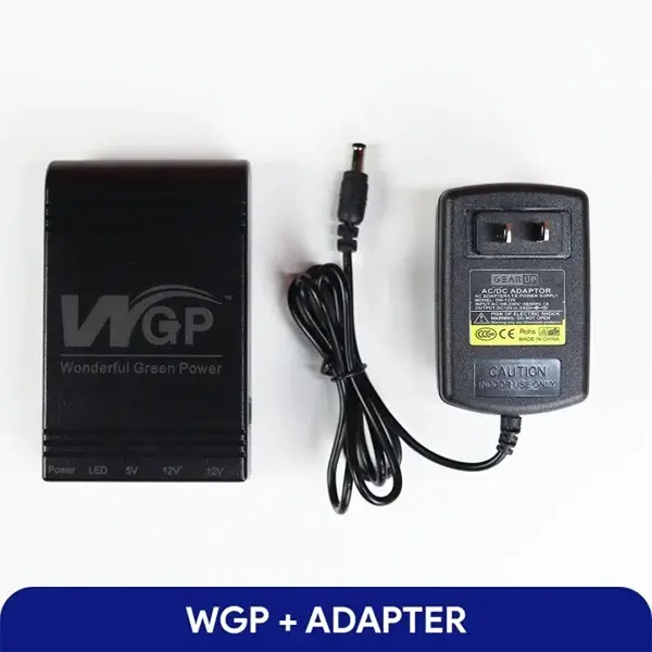 WGP Router & ONU UPS With GearUP Adapter Combo Pack