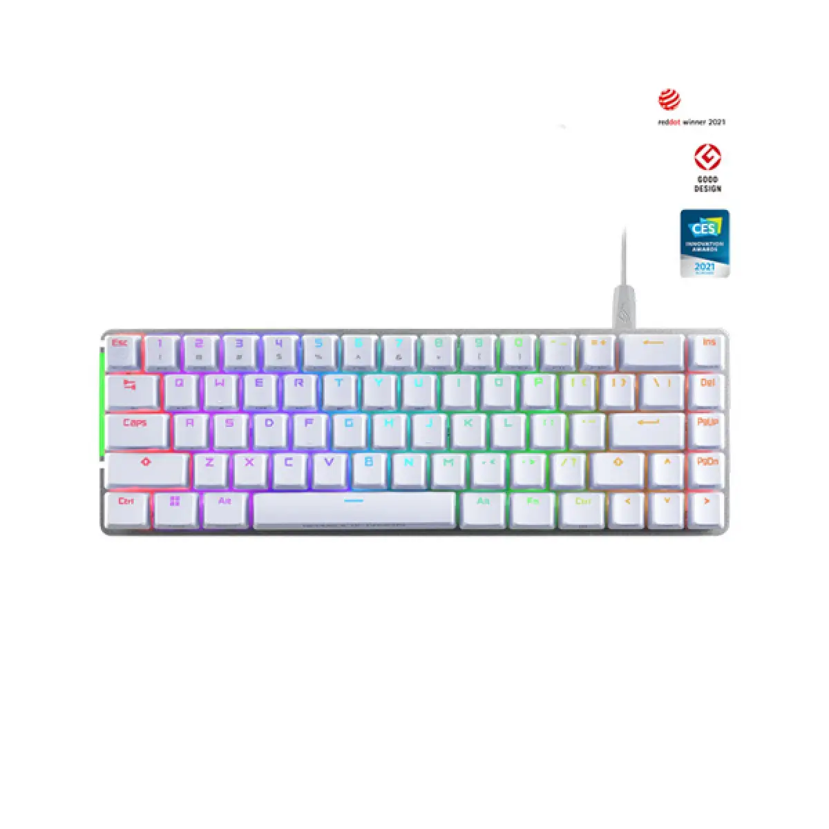 ASUS M602 ROG Falchion Ace NX Red Switch Compact Mechanical Gaming Keyboard - White