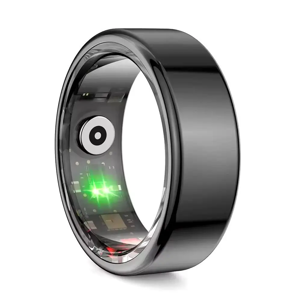 Smart Finger Ring for Fitness Tracking – With Magnetic Charging Cable