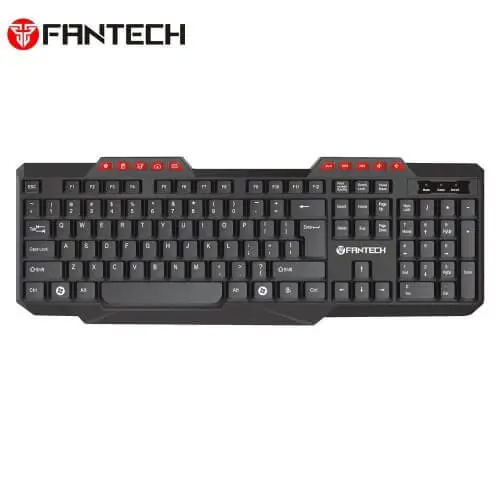 Fantech K210 Silent Multimedia USB Office Use Keyboard