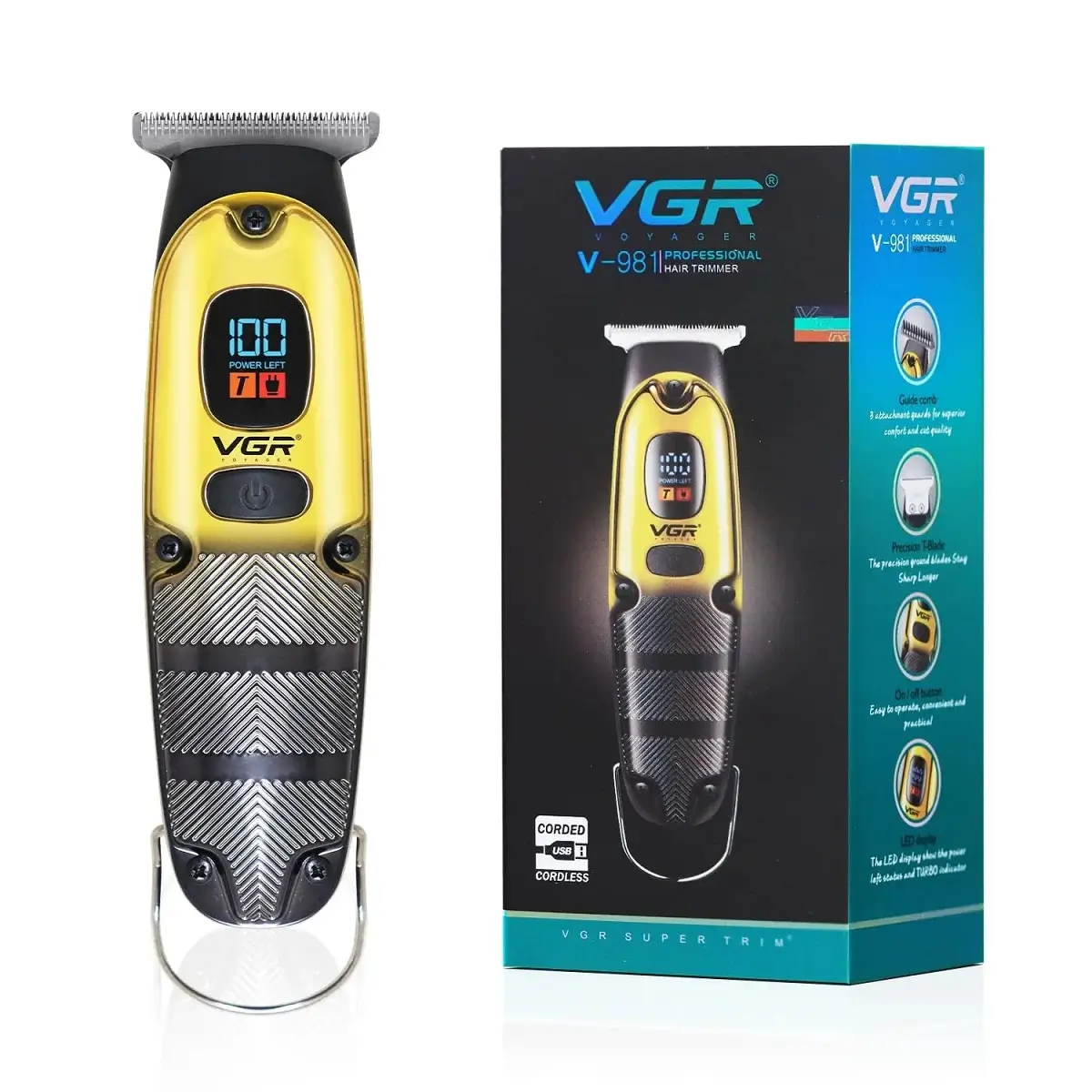 VGR V-981 Professional Hair Trimmer For Men